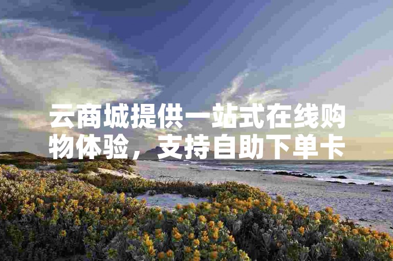云商城提供一站式在线购物体验，支持自助下单卡网，方便快捷。