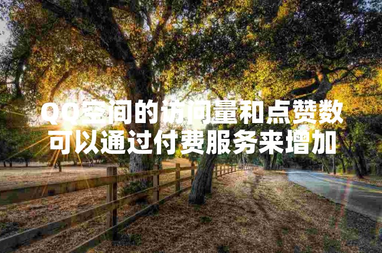 QQ空间的访问量和点赞数可以通过付费服务来增加，同时在抖音上也能以低成本获得大量粉丝。