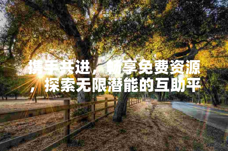 携手共进，畅享免费资源，探索无限潜能的互助平台。