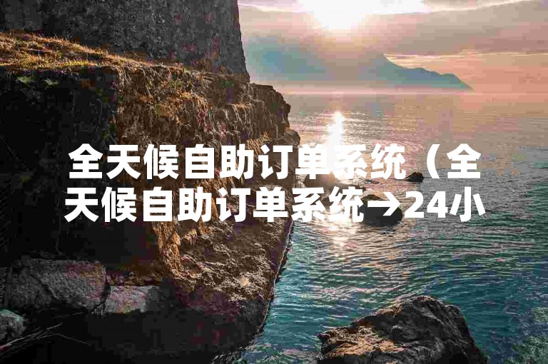 全天候自助订单系统（全天候自助订单系统→24小时自动下单平台）
