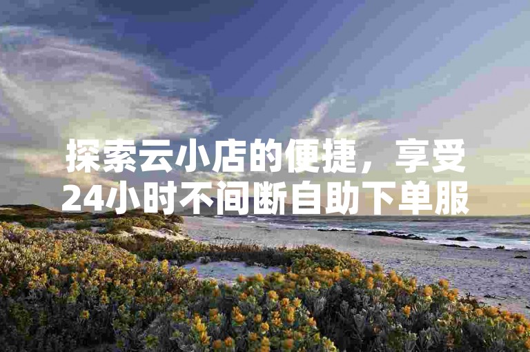 探索云小店的便捷，享受24小时不间断自助下单服务，同时获取全民K歌2023旧版本的免费下载指南。