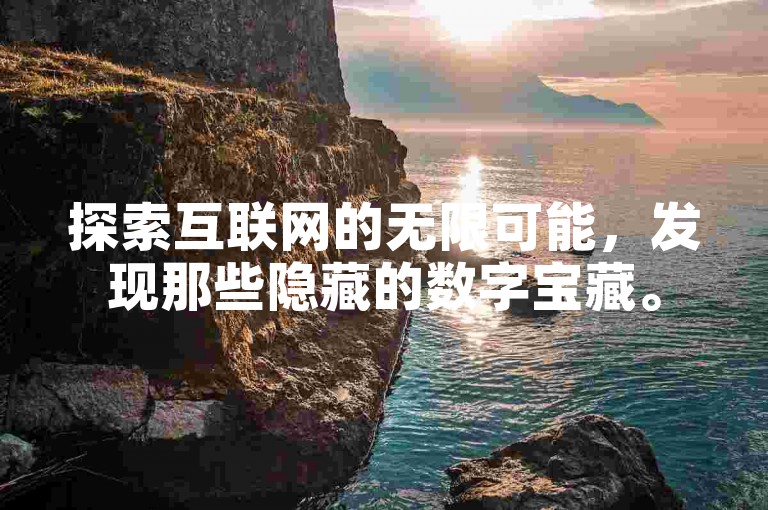 探索互联网的无限可能，发现那些隐藏的数字宝藏。