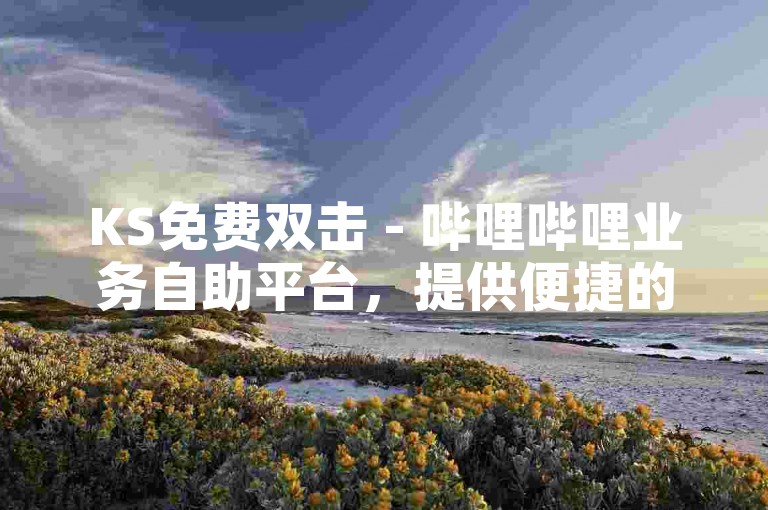 KS免费双击 - 哔哩哔哩业务自助平台，提供便捷的服务体验。