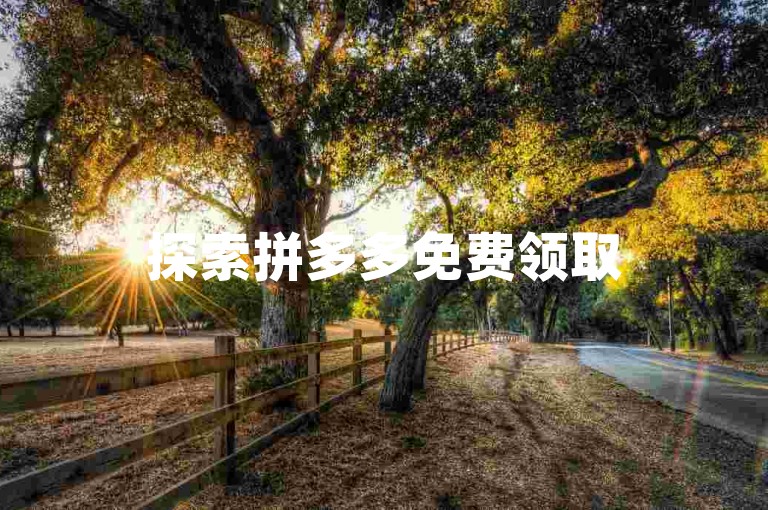 探索拼多多免费领取5件商品背后的积分兑换技巧。