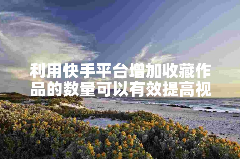 利用快手平台增加收藏作品的数量可以有效提高视频的曝光率和流量。