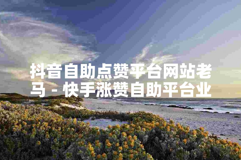 抖音自助点赞平台网站老马 - 快手涨赞自助平台业务