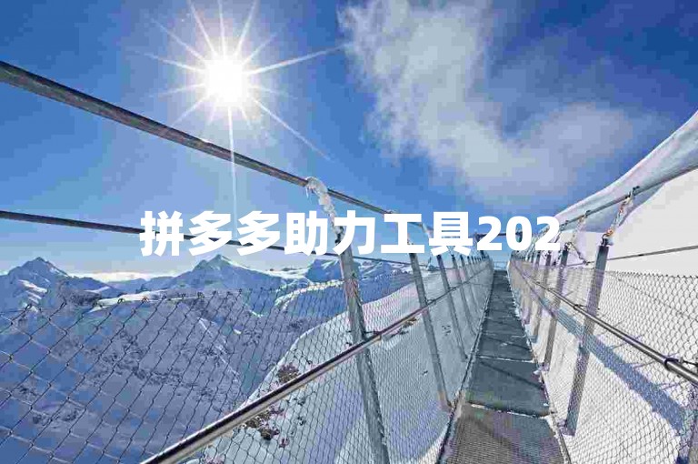 拼多多助力工具2025{拼多多助力新人}