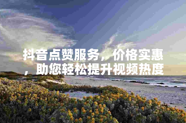 抖音点赞服务，价格实惠，助您轻松提升视频热度。