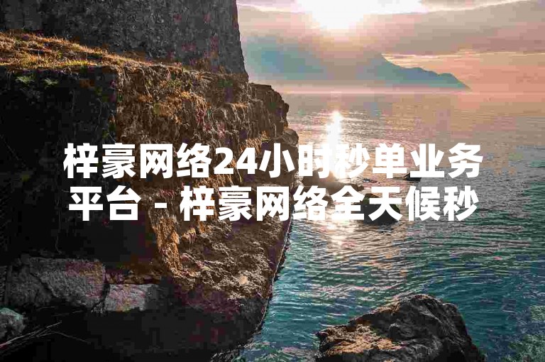 梓豪网络24小时秒单业务平台 - 梓豪网络全天候秒单服务平台隆重登场！