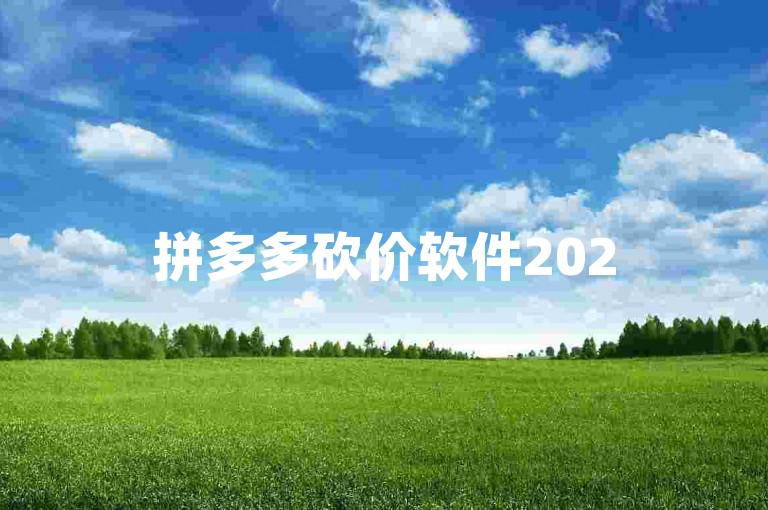 拼多多砍价软件2025版{拼多多免费助力群二维码}