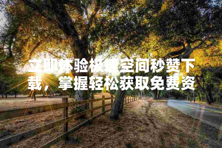 立即体验极速空间秒赞下载，掌握轻松获取免费资源的技巧。