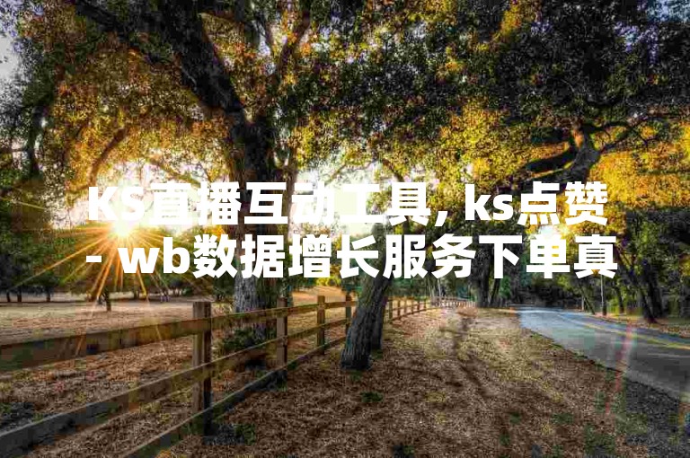 KS直播互动工具, ks点赞 - wb数据增长服务下单真实用户 - KS互动工具平台 极致体验开拓新境界