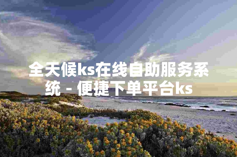 全天候ks在线自助服务系统 - 便捷下单平台ks
