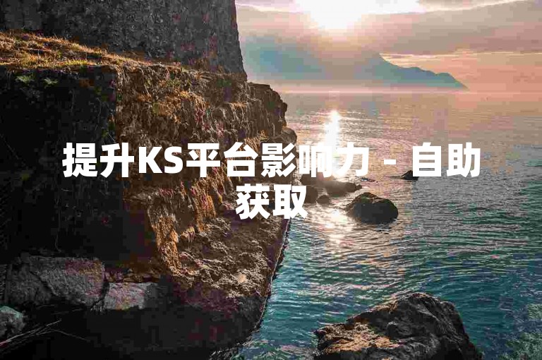 提升KS平台影响力 - 自助获取50个赞的便捷服务。