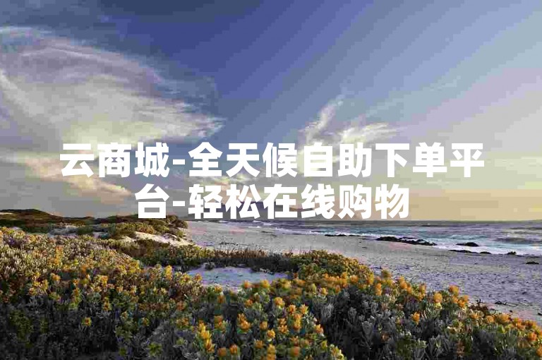 云商城-全天候自助下单平台-轻松在线购物