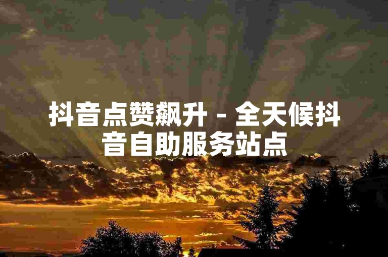 抖音点赞飙升 - 全天候抖音自助服务站点