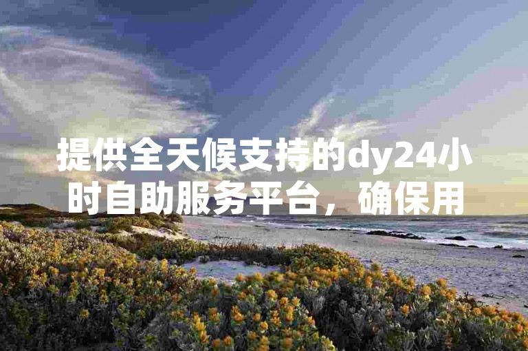 提供全天候支持的dy24小时自助服务平台，确保用户随时获得便捷服务。