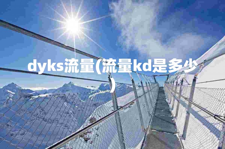 dyks流量(流量kd是多少)