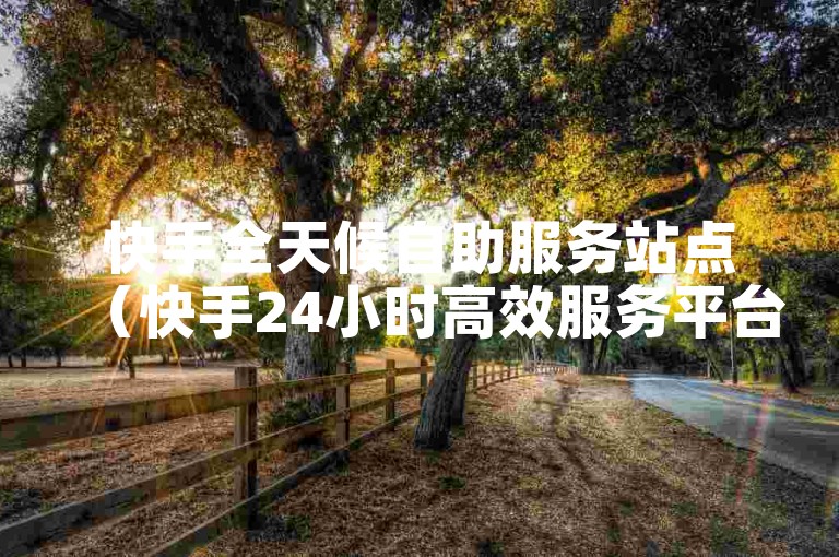 快手全天候自助服务站点（快手24小时高效服务平台）。