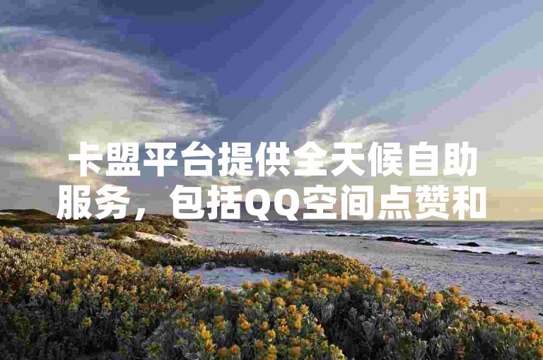 卡盟平台提供全天候自助服务，包括QQ空间点赞和B站相关服务，用户可以轻松在线下单。