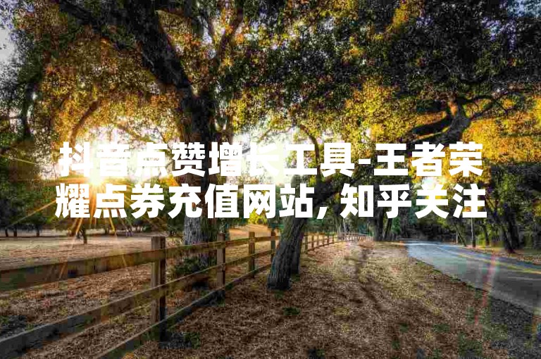 抖音点赞增长工具-王者荣耀点券充值网站, 知乎关注者购买服务优惠