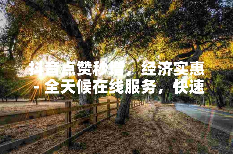 抖音点赞秒增，经济实惠 - 全天候在线服务，快速响应平台。