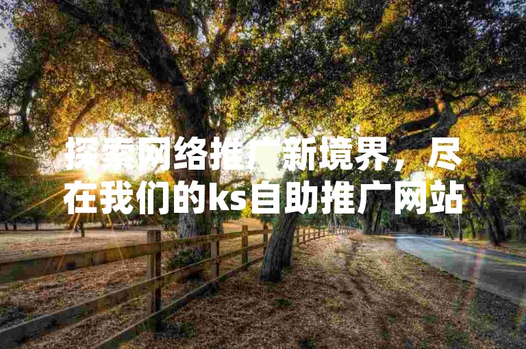 探索网络推广新境界，尽在我们的ks自助推广网站，提供超值dy平台服务。