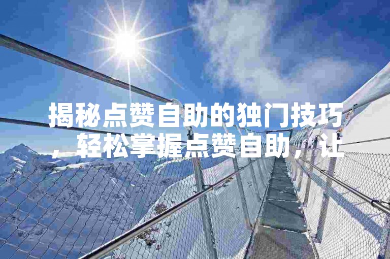 揭秘点赞自助的独门技巧，轻松掌握点赞自助，让社交互动更上一层楼！2025必备技能。