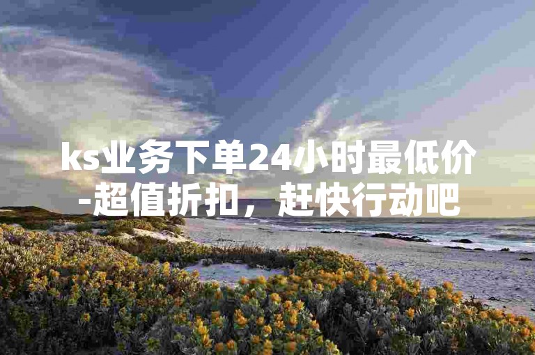 ks业务下单24小时最低价-超值折扣，赶快行动吧