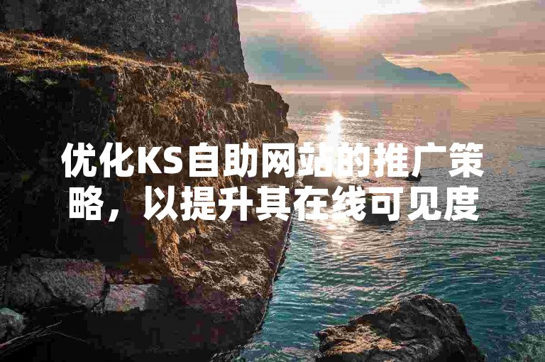 优化KS自助网站的推广策略，以提升其在线可见度和用户访问量。