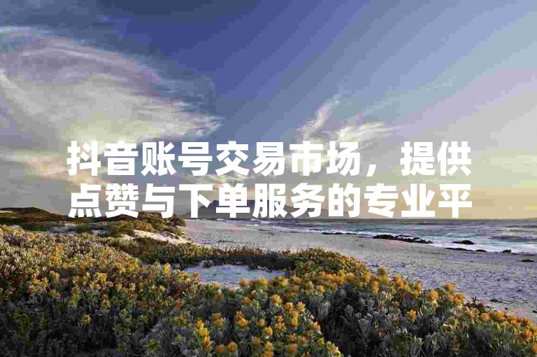 抖音账号交易市场，提供点赞与下单服务的专业平台。
