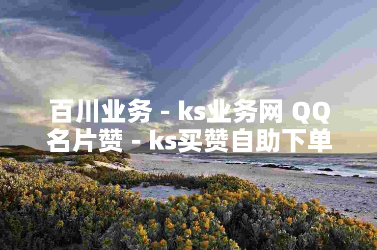 百川业务 - ks业务网 QQ名片赞 - ks买赞自助下单平台个