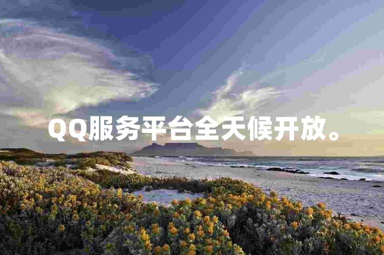 QQ服务平台全天候开放。