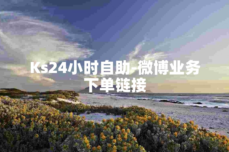 Ks24小时自助-微博业务下单链接