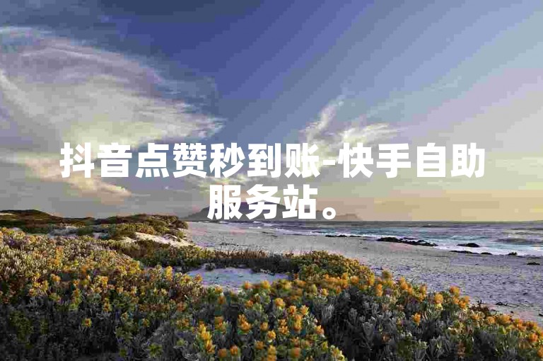 抖音点赞秒到账-快手自助服务站。